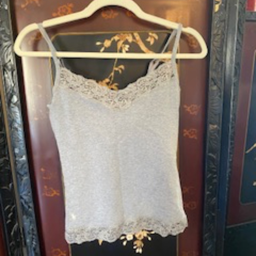 Vintage Ralph Lauren Lace Trim Tank Top